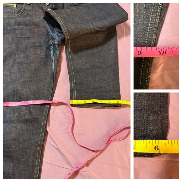 Street Fighter x Naked & Famous Ken Shoryuken Selvedge denim jeans size 30 Easy - Picture 15 of 16